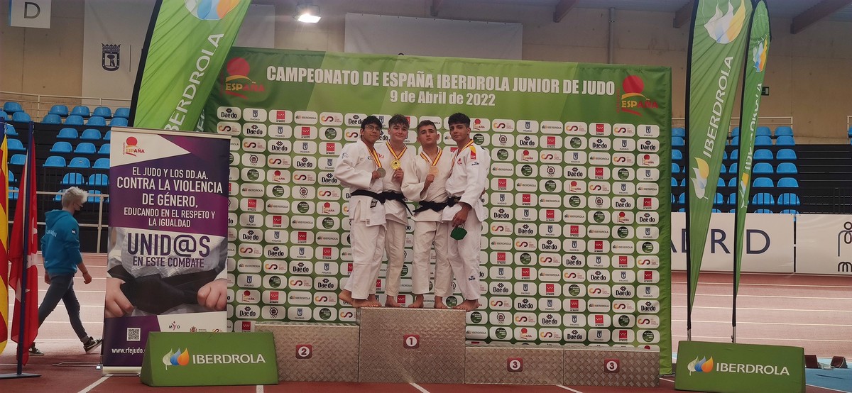 3 MEDALLAS para Navarra en la Final del Campeonato de España de Judo Junior. Madrid 09-04-22